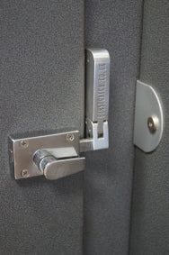 Toilet Lock Catch in action