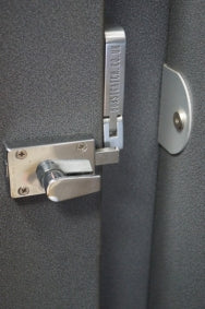 Toilet Lock Catch in action