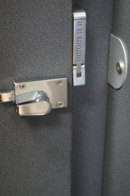 Toilet Lock Catch in action